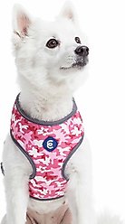 Blueberry Pet Soft & Comfy Bahamas Vacation Dog Harness Vest, Pink Camo, Small: 16 to 21-in chest