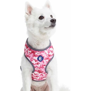 Blueberry Pet Soft & Comfy Bahamas Vacation Dog Harness Vest, Pink Camo, Small: 16 to 21-in chest