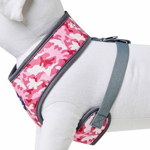 Blueberry Pet Soft & Comfy Bahamas Vacation Dog Harness Vest, Pink Camo, Small: 16 to 21-in chest