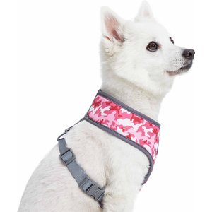Blueberry Pet Soft & Comfy Bahamas Vacation Dog Harness Vest, Pink Camo, Small: 16 to 21-in chest