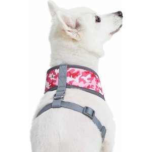 Blueberry Pet Soft & Comfy Bahamas Vacation Dog Harness Vest, Pink Camo, Small: 16 to 21-in chest
