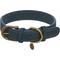 Show in main carousel: Blueberry Pet Soft & Comfy Genuine Leather Adjustable Dog Collar, Navy Blue, Small: 12 to 15-in neck, 3/4-in wide slide 1 of 7