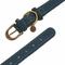 Show in main carousel: Blueberry Pet Soft & Comfy Genuine Leather Adjustable Dog Collar, Navy Blue, Small: 12 to 15-in neck, 3/4-in wide slide 3 of 7