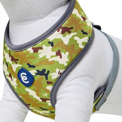 Show full view: Blueberry Pet Soft & Comfy Green Camo Print Camouflage Dog Harness Vest, Green Camo, Medium: 19.5 to 26-in chest slide 5 of 7