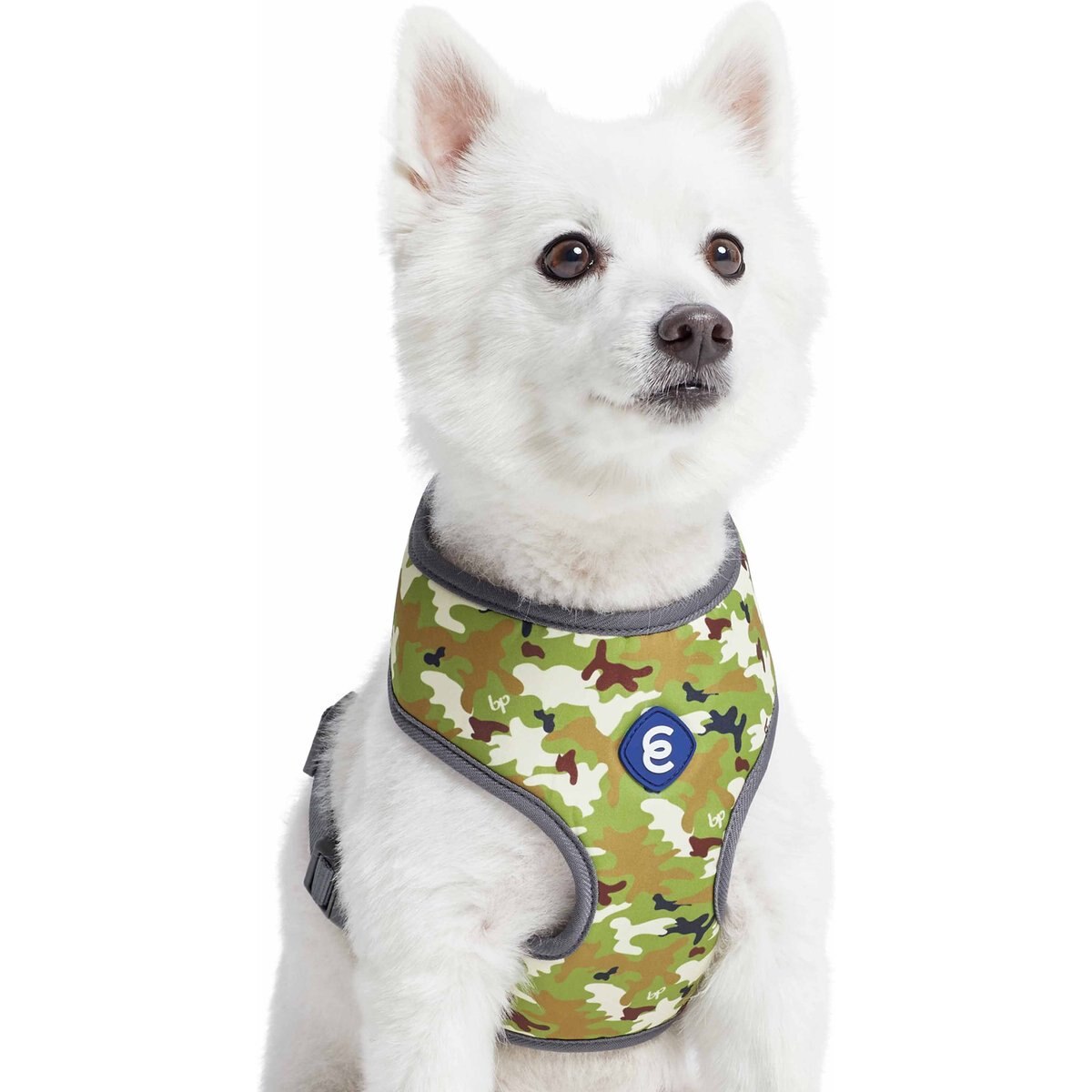 Blueberry Pet Soft & Comfy Green Camo Print Camouflage Dog Harness Vest, Green Camo, Small: 16 to 21-in chest