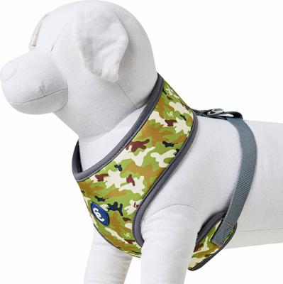 Show full view: Blueberry Pet Soft & Comfy Green Camo Print Camouflage Dog Harness Vest, Green Camo, Small: 16 to 21-in chest slide 3 of 6