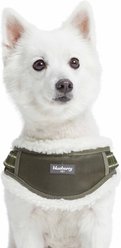 Blueberry Pet Soft & Comfy Multi Color Stripe Fleece Padded Chest Dog Harness, Olive Green, Large: 30 to 38.5-in chest