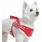 Show in main carousel: Blueberry Pet Soft & Comfy Multi Color Stripe Fleece Padded Chest Dog Harness, Red, Small: 16.5 to 21-in chest slide 1 of 8