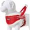 Show in main carousel: Blueberry Pet Soft & Comfy Multi Color Stripe Fleece Padded Chest Dog Harness, Red, Small: 16.5 to 21-in chest slide 4 of 8