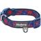 Show in main carousel: Blueberry Pet Soft & Comfy Padded Polyester Dog Collar, Navy Blue & Red Plaid, Medium: 14.5 to 20-in neck, 3/4-in wide slide 1 of 10