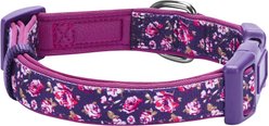 Blueberry Pet Soft & Comfy Padded Polyester Dog Collar, Plum Purple, Large: 18 to 26-in neck, 1-in wide slide 2 of 8