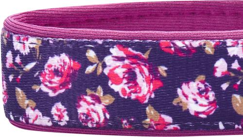 Show full view: Blueberry Pet Soft & Comfy Padded Polyester Dog Collar, Plum Purple, Large: 18 to 26-in neck, 1-in wide slide 7 of 10