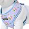 Show in main carousel: Blueberry Pet Soft & Comfy Spring Scent Inspired Floral Dog Harness Vest, Pastel Blue, Medium: 19.5 to 26-in chest slide 5 of 7