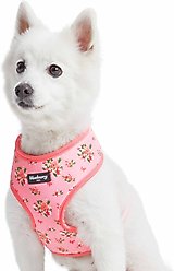 Blueberry Pet Soft & Comfy Spring Scent Inspired Floral Dog Harness Vest, Rose Baby Pink, X-Small: 13 to 16-in chest