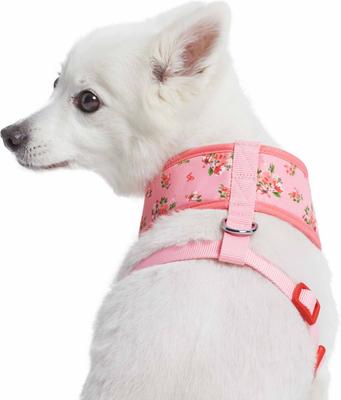 Show full view: Blueberry Pet Soft & Comfy Spring Scent Inspired Floral Dog Harness Vest, Rose Baby Pink, X-Small: 13 to 16-in chest slide 4 of 8