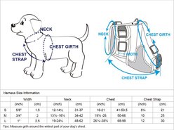Blueberry Pet Soft & Comfy Textured Tweed Service Dog Harness Vest, Greyish Beige, Large: 26.75 to 38.5-in chest slide 2 of 6