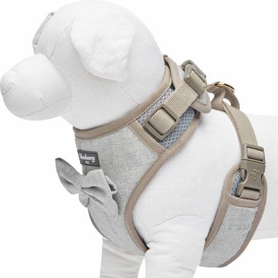 Show full view: Blueberry Pet Soft & Comfy Textured Tweed Service Dog Harness Vest, Greyish Beige, Medium: 19.5 to 25-in chest slide 3 of 6