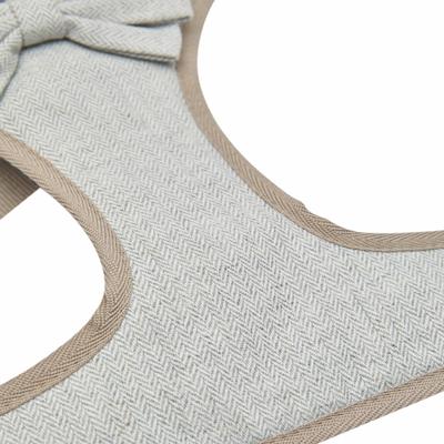 Show full view: Blueberry Pet Soft & Comfy Textured Tweed Service Dog Harness Vest, Greyish Beige, Medium: 19.5 to 25-in chest slide 4 of 6