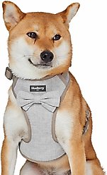 Blueberry Pet Soft & Comfy Textured Tweed Service Dog Harness Vest, Greyish Beige, Small: 16 to 21-in chest