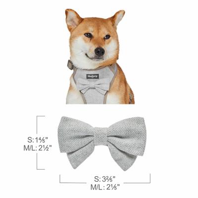 Show full view: Blueberry Pet Soft & Comfy Textured Tweed Service Dog Harness Vest, Greyish Beige, Small: 16 to 21-in chest slide 5 of 6