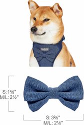 Blueberry Pet Soft & Comfy Textured Tweed Service Dog Harness Vest, Navy Blue, Small: 16 to 21-in chest slide 2 of 6
