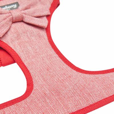 Show full view: Blueberry Pet Soft & Comfy Textured Tweed Service Dog Harness Vest, Ture Red, Large: 26.75 to 38.5-in chest slide 4 of 6