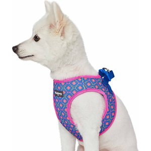 Blueberry Pet Southwestern Tribal Lozenges Service Dog Harness Vest, Navy Blue, Small: 17 to 18.5-in chest
