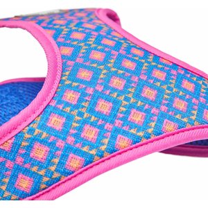 Blueberry Pet Southwestern Tribal Lozenges Service Dog Harness Vest, Navy Blue, Small: 17 to 18.5-in chest