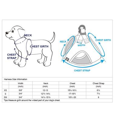 Show full view: Blueberry Pet Southwestern Tribal Lozenges Service Dog Harness Vest, Navy Blue, X-Small: 15.5 to 16.5-in chest slide 5 of 5