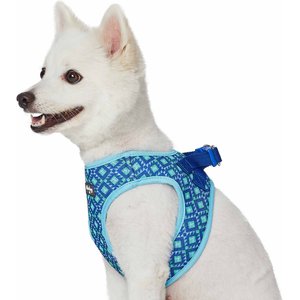 Blueberry Pet Southwestern Tribal Lozenges Service Dog Harness Vest, Stylish Green, Small: 17 to 18.5-in chest