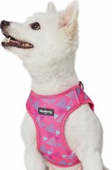 Blueberry Pet Southwestern Tribal Triangles Service Dog Harness Vest, French Pink, Small: 17 to 18.5-in chest