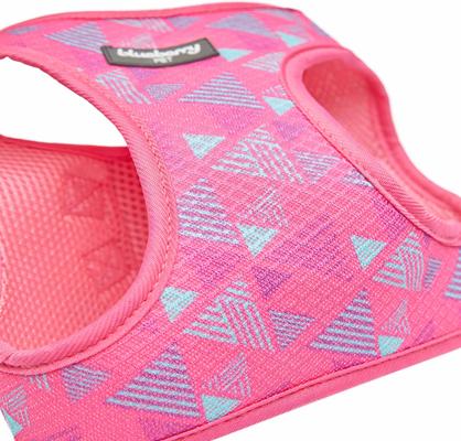 Show full view: Blueberry Pet Southwestern Tribal Triangles Service Dog Harness Vest, French Pink, Small: 17 to 18.5-in chest slide 4 of 5