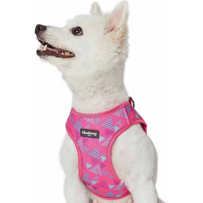 Blueberry Pet Blueberry Pet Southwestern Tribal Triangles Service Dog Harness Vest, French Pink, X-Small: 15.5 to 16.5-in chest
