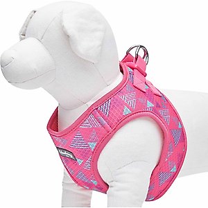 Blueberry Pet Southwestern Tribal Triangles Service Dog Harness Vest, French Pink, X-Small: 15.5 to 16.5-in chest
