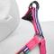 Show in main carousel: Blueberry Pet Step In 3M Reflective Multi Color Stripe Padded Dog Harness, Pink/Emerald/Orchid, Large: 26 to 39-in chest slide 4 of 5