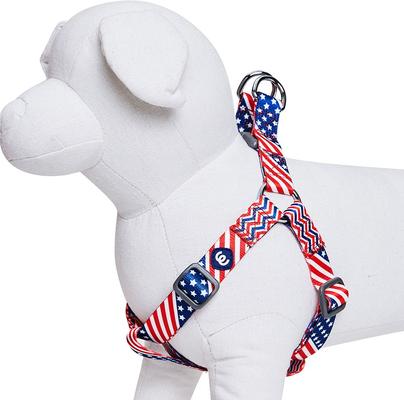 Show full view: Blueberry Pet Step In American Flag Dog Harness, USA Flag, Medium: 20 to 26-in chest slide 3 of 5