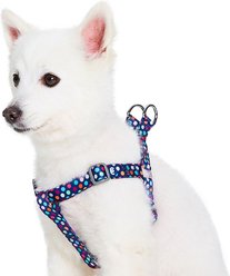 Blueberry Pet Step In Rainbow Polka Dots Dog Harness, Rainbow Polka Dots, Large: 26 to 39-in chest