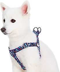 Blueberry Pet Step In Rainbow Polka Dots Dog Harness, Rainbow Polka Dots, Small: 16.5 to 21.5-in chest