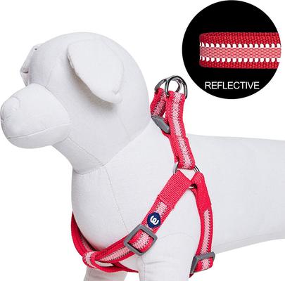 Show full view: Blueberry Pet Step In Reflective Back to Basics Dog Harness, French Pink, Large: 26 to 39-in chest slide 2 of 6
