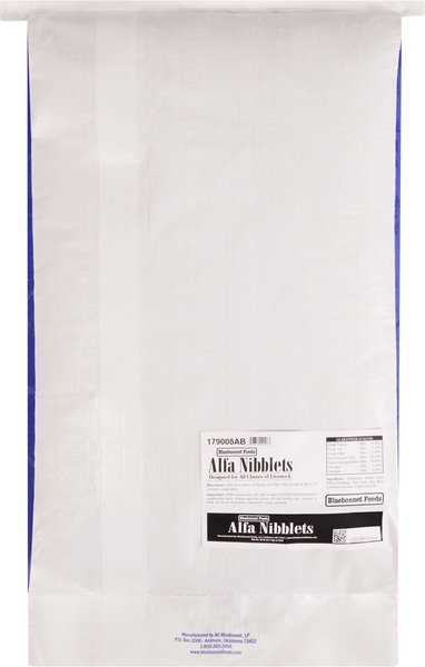 Show full view: Bluebonnet Feeds Alfalfa Nibblets Pelleted Forage Horse Feed, 50-lb bag slide 2 of 7