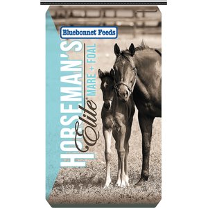 Bluebonnet Feeds Horsemans Elite Mare & Foal Pellet Horse Feed, 50-lb bag