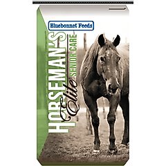 Bluebonnet Feeds Horsemans Elite Senior Care Soft Senior Horse Feed, 50-lb bag