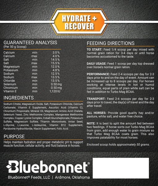 Bluebonnet Feeds Fish Oil Factor Powder Horse Supplement