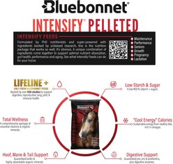 Bluebonnet Feeds Intensify Pelleted High Fat, Low Starch Horse Feed, 50-lb bag slide 2 of 7