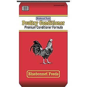Bluebonnet Feeds Poultry Conditioner 16% Protein Premium Formula Grain Bird Food, 50-lb bag
