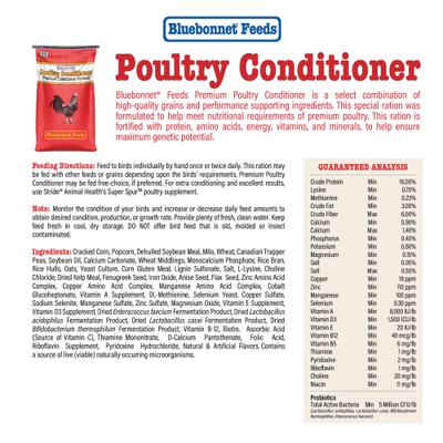 Show full view: Bluebonnet Feeds Poultry Conditioner 16% Protein Premium Formula Grain Bird Food, 50-lb bag slide 4 of 9