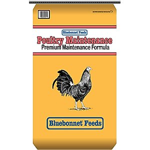 Bluebonnet Feeds Poultry Maintenance 14% Protein Premium Formula Grain Bird Food, 50-lb bag
