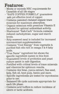 Show full view: Bluebonnet Feeds Supreme Llama Alpaca Small Pellet Feed, 50-lb bag slide 5 of 10