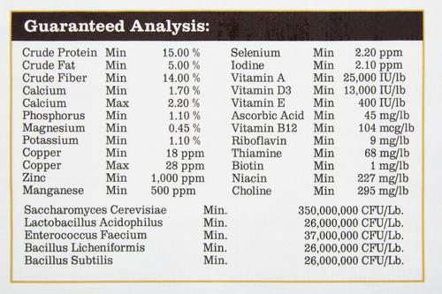 Show full view: Bluebonnet Feeds Supreme Llama Alpaca Small Pellet Feed, 50-lb bag slide 7 of 10