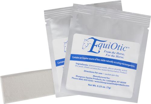 Show full view: Bluegrass Animal Products Equiotic Daily Packets Probiotic Powder Horse Supplement, 30 count slide 2 of 3